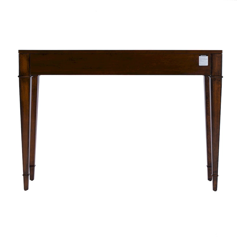 Consolle in radica con 2 cassetti, 117 cm