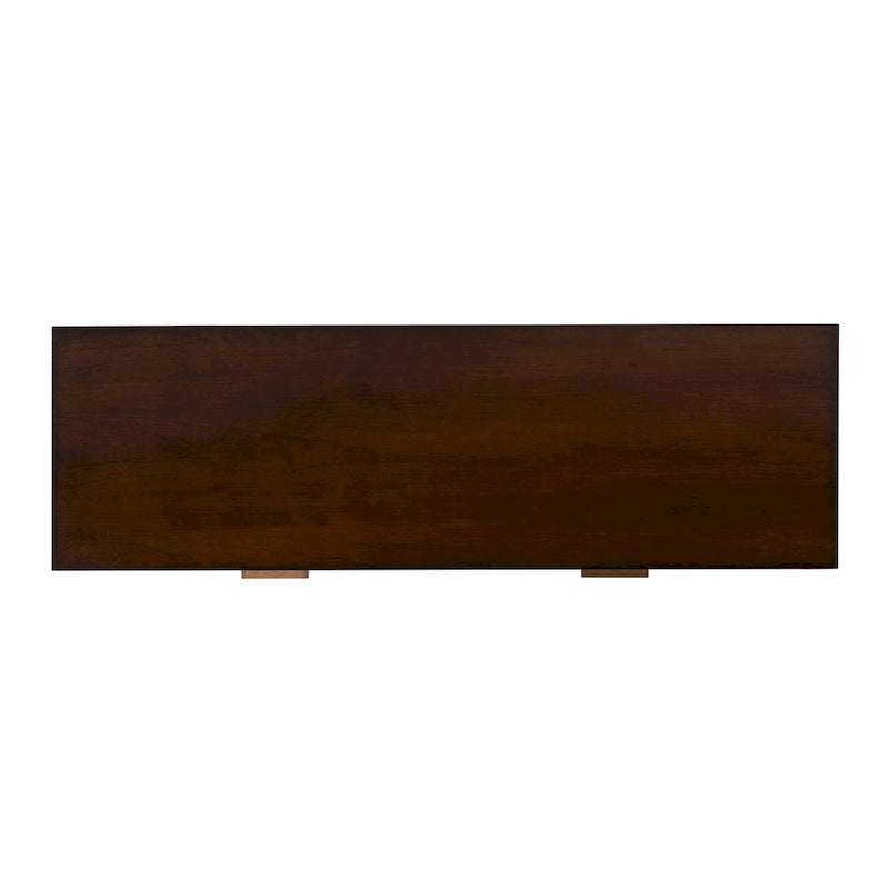 Consolle in radica con 2 cassetti, 117 cm