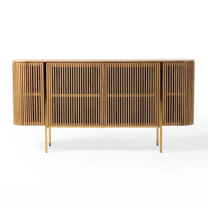 Credenza Sandy in frassino naturale e moderno