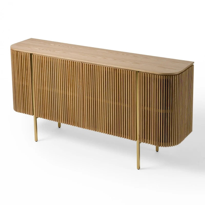 Credenza Sandy in frassino naturale e moderno