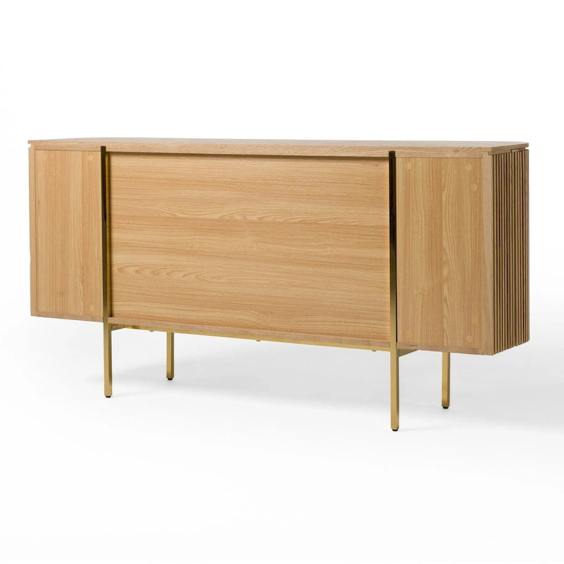 Credenza Sandy in frassino naturale e moderno
