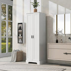 Mobiletto contenitore con due ante per bagno - 23.30L * 16.90W * 71.20H