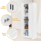 Mobiletto contenitore con due ante per bagno - 23.30L * 16.90W * 71.20H