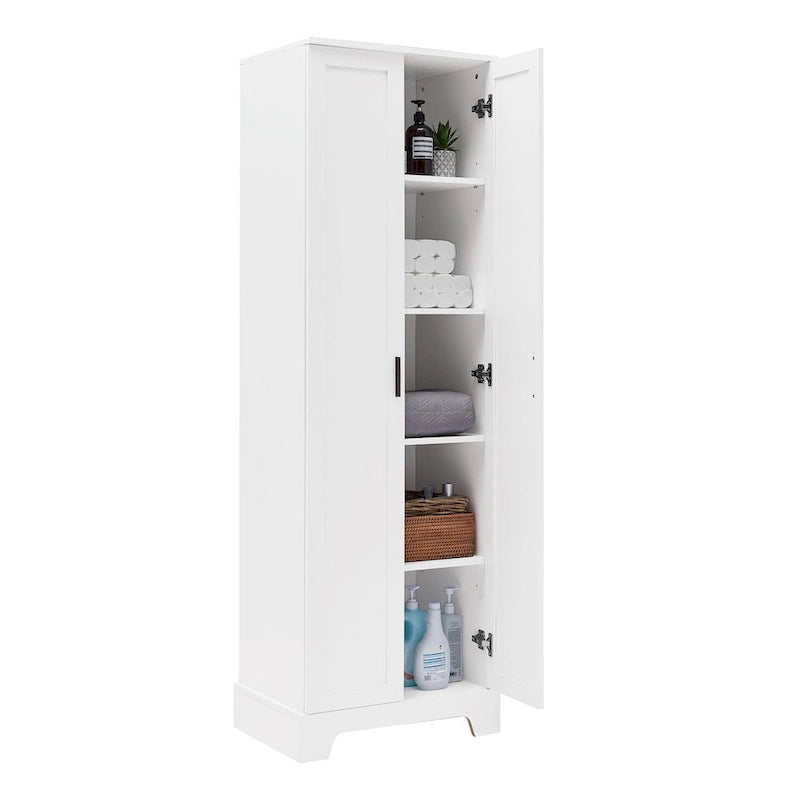 Mobiletto contenitore con due ante per bagno - 23.30L * 16.90W * 71.20H