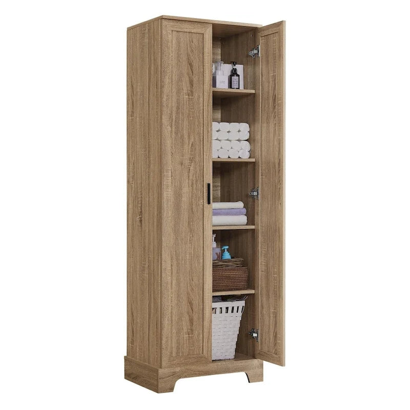 Mobiletto contenitore con due ante per bagno - 23.30L * 16.90W * 71.20H