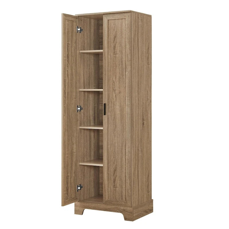 Mobiletto contenitore con due ante per bagno - 23.30L * 16.90W * 71.20H