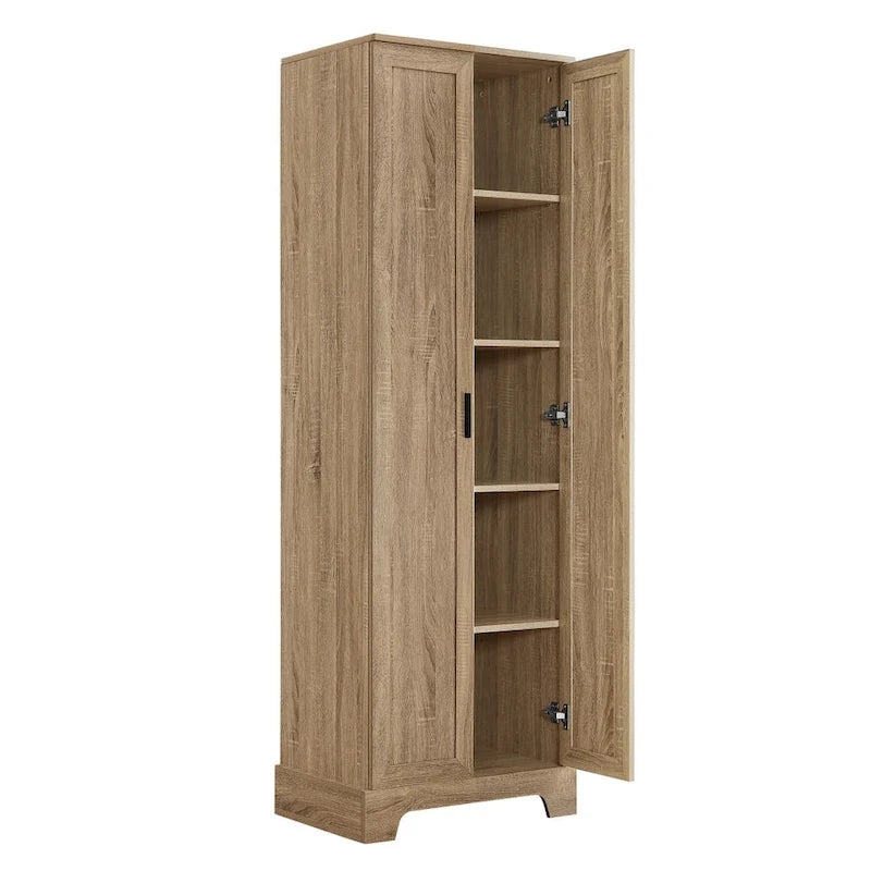 Mobiletto contenitore con due ante per bagno - 23.30L * 16.90W * 71.20H
