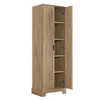 Mobiletto contenitore con due ante per bagno - 23.30L * 16.90W * 71.20H